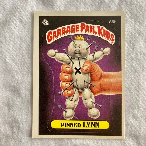 Garbage Pail Kids Card 1986 Topps - 85b Pinned Lynn (2...